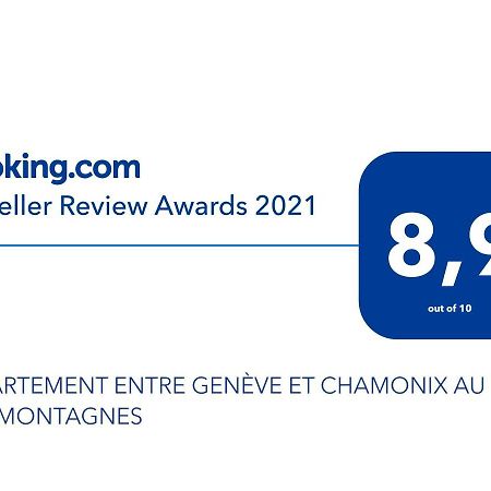 Appartement Entre Geneve Et Chamonix Au Pied Des Montagnes Cluses Exteriör bild