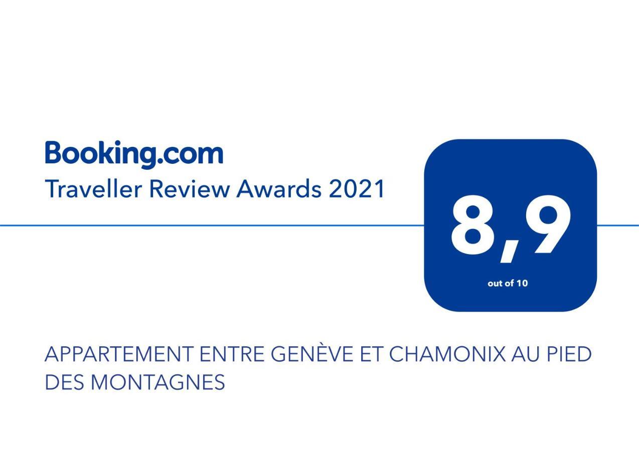 Appartement Entre Geneve Et Chamonix Au Pied Des Montagnes Cluses Exteriör bild